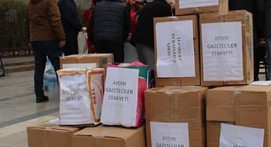 AYDIN' DAN DEPREM BÖLGESİNE YARDIM