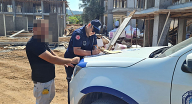 BELEDİYENİN İNŞAAT DENETİMLERİ SÜRÜYOR